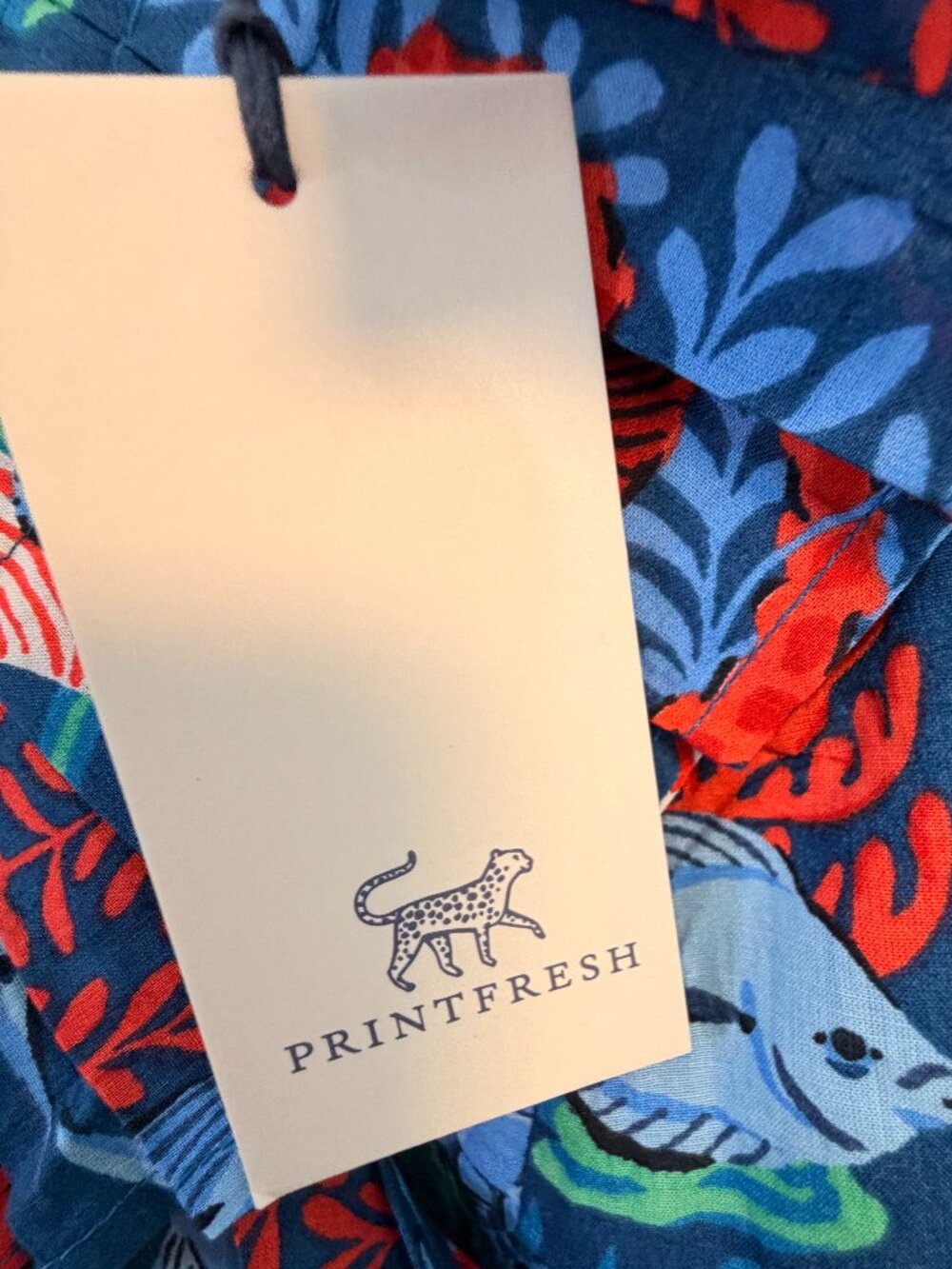 PrintFresh Ruffle Mini Dress - Picture 3 of 4